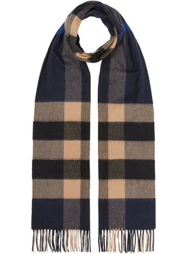 plaid cashmere scarf